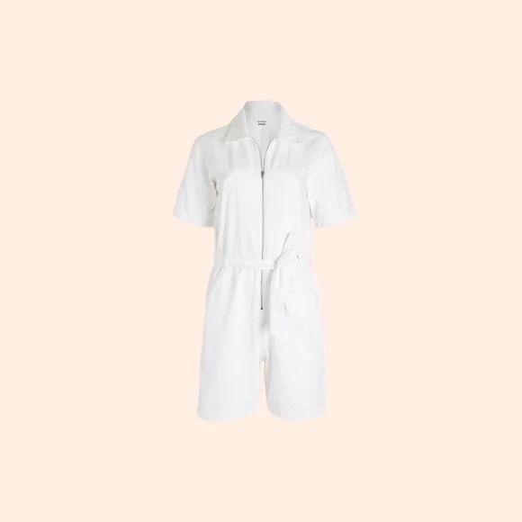 Reformation Sadie Jumpsuit (Vintage White)